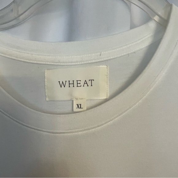 Wheat White Crop Relaxed Short Sleeve Tee - Picture 5 of 5